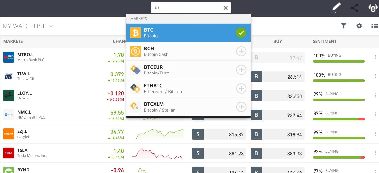 acheter bitcoin etoro