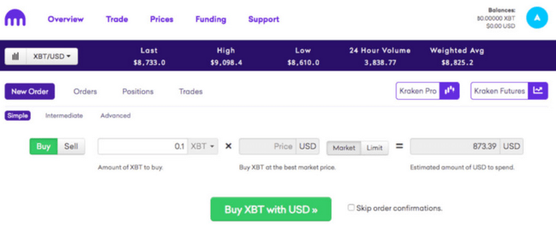 acheter bitcoin kraken